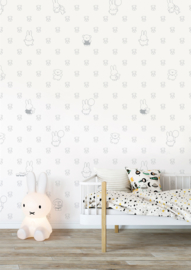 Kek Nijntje Fotobehang WP-508 Miffy Bears Grey