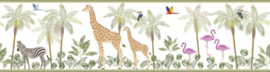 Noordwand Kids Walls Rand 45881 Dieren/Giraf/Flamingo