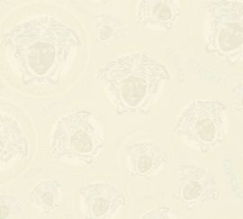 AS Creation Versace 5 Behang/Wallpaper 38611-6 Grieks Medusa Kopje/Cirkel