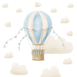 AS Creation Lilly en Luis Canvas Schilderij DD129400 Fly Away/Luchtballon