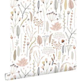 Esta Home Pom Pom Pie Behang 139702 Veldbloemen/Botanisch