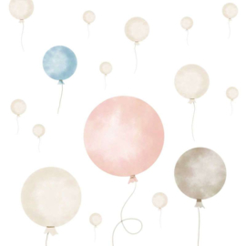 AS Creation Lilly en Luis Canvas Schilderij DD129399 Fly Away/Ballonnen