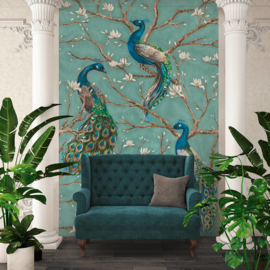 AS Creation Absolutely Chic Digitale Druk DD114648 Bird Turquoise