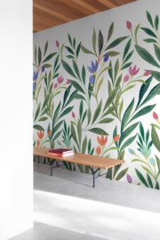 Dutch Wallcovering Orom 2 Fotobehang A72801 Bloemen/Bladeren