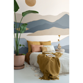 Esta Home NIEUW Fotobehang 159481 Woestijn Landschap Blauw