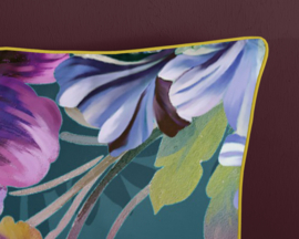 Muller Textiles Dekbedovertrek 30110-D Descanso/Novara Petrol/Bloemen/1 persoons