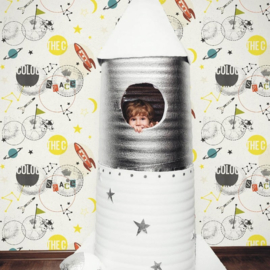 Lutèce Les Aventures Behang 51243202 Space/Raket