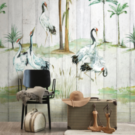 Dutch Wallcoverings One Roll One Motif Behang A39401 Tropical Wood/Tropisch