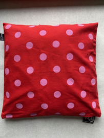 Kussenhoes Unique Jody Polka Dots/Stippen/Rood