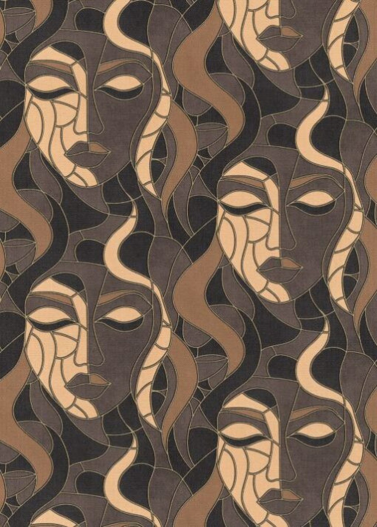 Dutch Wall Decor Elle 4 Behang 10458-37 Grafisch/Abstract/Faces