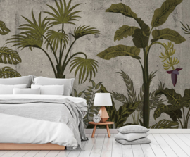 AS Creation Designwalls 2 Fotobehang DD123498 Jungle Concrete 1/Beton/Palm