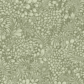 Midbec Lina ll Behang 65125 Siv Green/Bloemen/Gratis Lijm