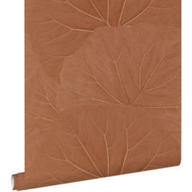Esta Home Nieuw! Behang 139915 Bladeren/Terracotta