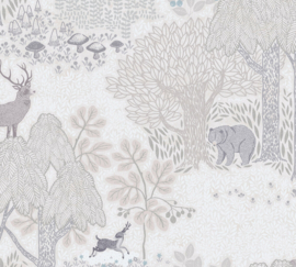AS Creation Lilly en Luis Behang 77133-2 Bosdieren/Wild Woods