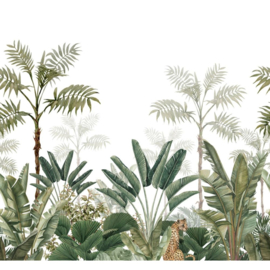 Esta Home Paradise Fotobehang 158951 Jungle White & Green