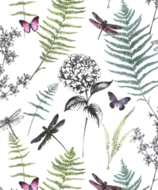 Opruiming Sale Arthouse Behang 699704 Dragonfly Green/Botanisch