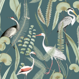 Dutch Wallcoverings Eden Behang M37414 Botanisch/Vogels