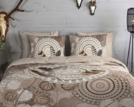 Dekbedovertrek Muller Textiles 30998 Mandala en Veren/2 persoons