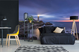 Dimex/Wall Murals 2023 Fotobehang MS-5-1776 Stars Over Lighthouse/Vuurtoren