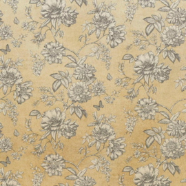 Dutch Wallcoverings One Roll One Motif Behang SN6001 Mimosa/Bloemen/Landelijk