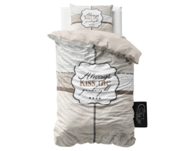 Dekbedovertrek  Kiss me Sand 1 persoons-Royal Textile