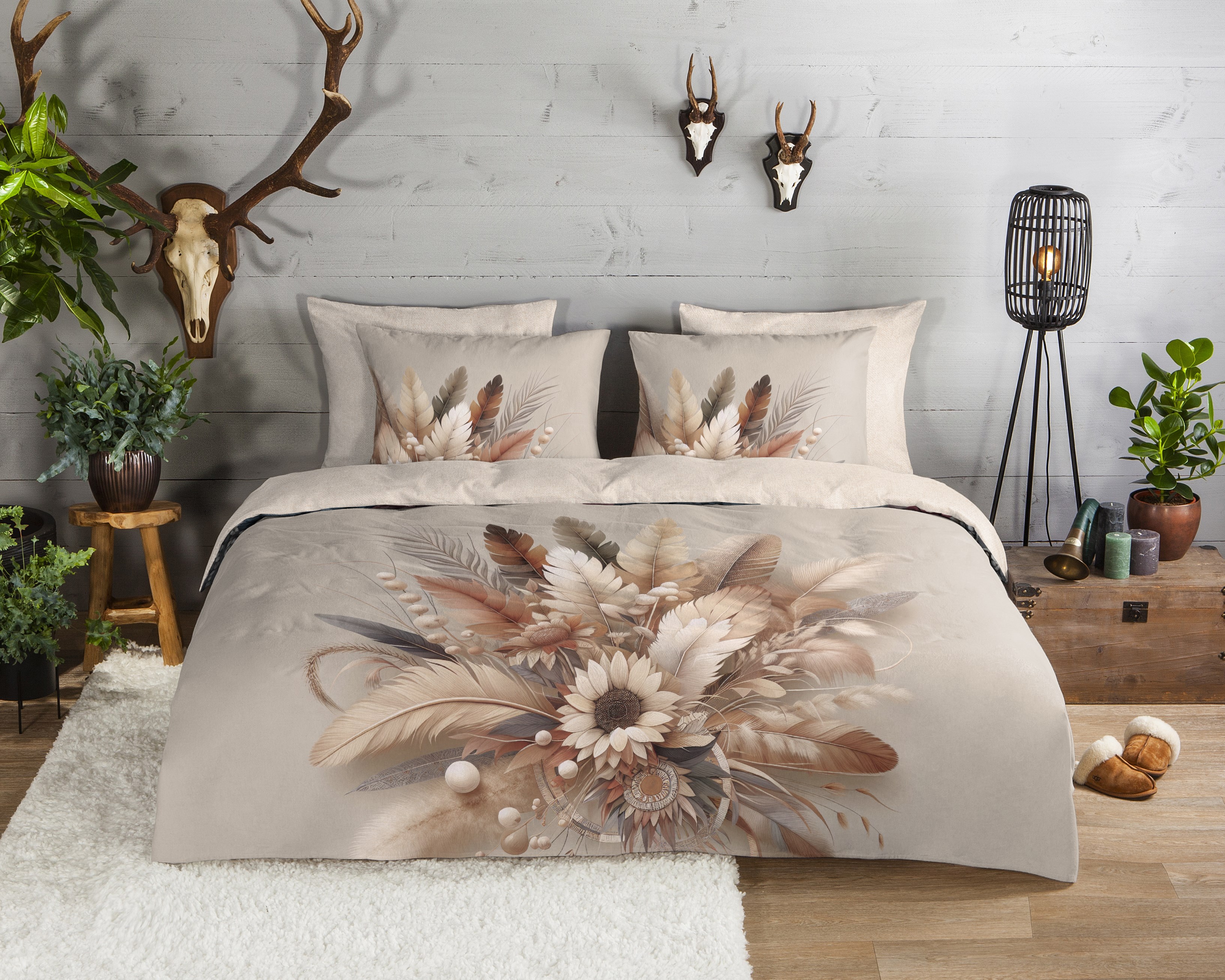 Muller Textiles Dekbedovertrek 33333 Barro Sand /Veren