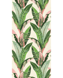 Eijffinger Vivid Fotobehang 384601 Miami Blush/Bladeren