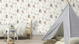 Rasch Kids World Behang 300048 Bosdieren/Natuurlijk