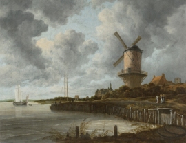 Painted Memories The Windmill Fotobehang 8023