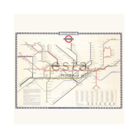 Esta Home XL2 Wallpapers Fotobehang 158209 London Transport/Metro wegennet/Kaart