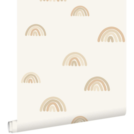Esta Home Pom Pom Pie Behang 139685 Regenboog Beige