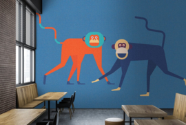 ASCreation Walls by Patel Fotobehang Monkey Business 2 DD113817 Apen/Dieren