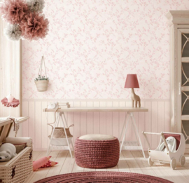 AS Creation Lilly en Luis Fotobehang 770751 Rosy Blossoms/Bloesem