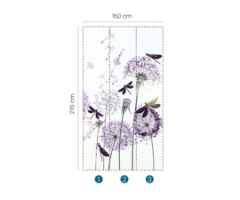 Erismann Zooom One Fotobehang 2520N82 Spring Meadow/Botanisch