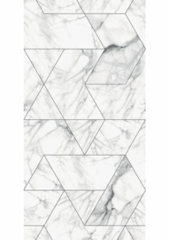 Kek Amsterdam Marble White 2D Fotobehang WP-578 Marmer