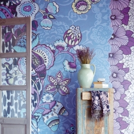 Eijffinger Raval Fotobehang 341585 Tiger Lavender/Botanisch