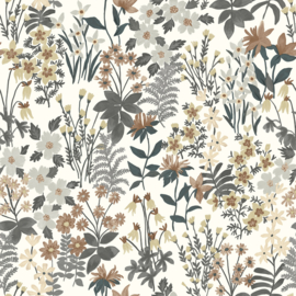 Dutch Wallcoverings Arcadia Behang A70901 Bloemen/Agnala beige