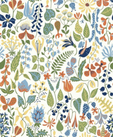 Boras Tapeter Icons Behang 1978 Bloemen//Landelijk/Stig Lindberg Herbarium