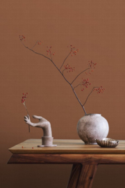 Esta Home Floral Fever Behang 162-139369 Uni /Linnen Structuur