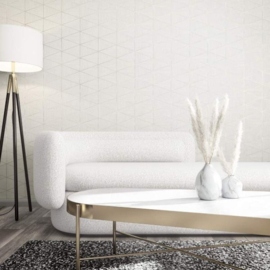 Noordwand Travertino Behang 33356 Wyber in houtlook/Grafisch Ruit