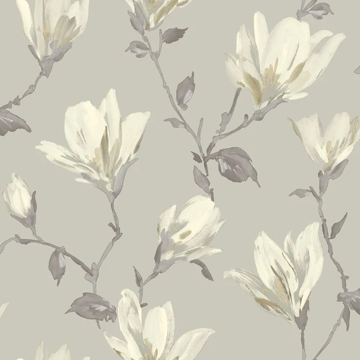 Arthouse Signature 2 Behang 925005 Lilly Floral Naturel/Magnolia