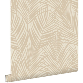 Esta Home Bloom Behang 160-139430 Palmbladeren/Licht Beige