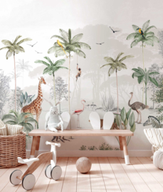 Annet Weelink Design Fotobehang 8785280858122 Wildlife's Playground/Dieren