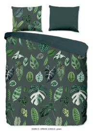 Muller Textiles Dekbedovertrek 30286-G Urban Jungle Green/Botanisch/Bladeren/Lits-Jumeaux