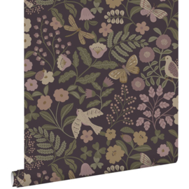 Esta Home Pom Pom Pie Behang 139871 Bloemen en Vogels