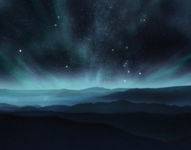 Noordwand Atmosphere Fotobehang/Mural G78420 Heelal/Noorderlicht