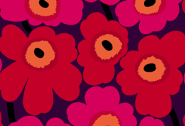 Hookedonwalls Marimekko Behang 23350 Unikko/Retro/Bloemen