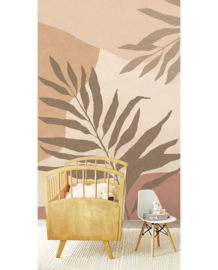 Eijffinger Twist Fotobehang 318072 Silhouette Leaves/Terracotta
