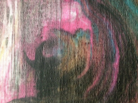 Canvas Schilderij 8 Kunst/Hout/Vintage/Kern/Natuurlijk