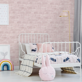 Noordwand Kids@Home Individual Behang 108591 Pink Brick/Baksteen